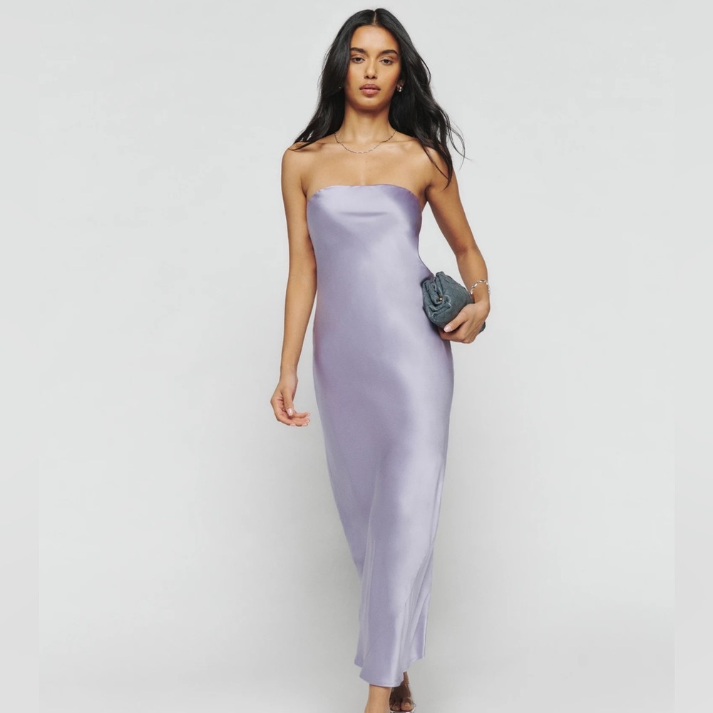 Reformation Joana Silk Dress